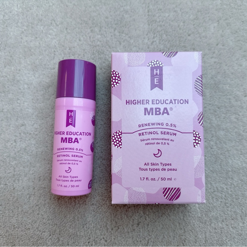 Brand New Higher Education MBA Retinol Serum